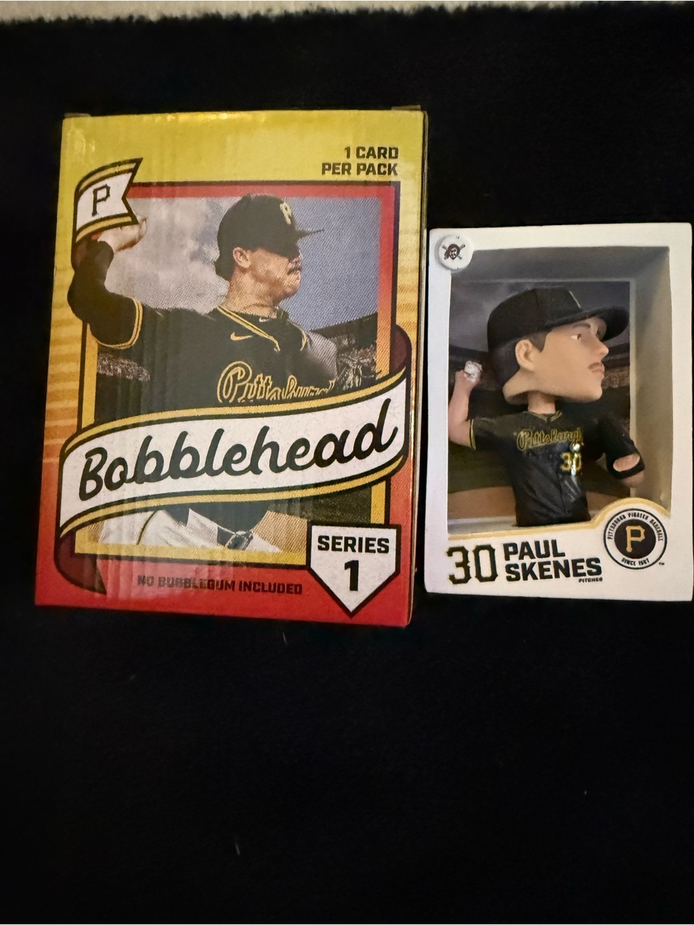 Paul Skenes Pittsburgh Pirates card Bobblehead- Series 1